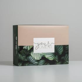 Коробка подарочная складная, упаковка, «Тропики», 22 х 30 х 10 см