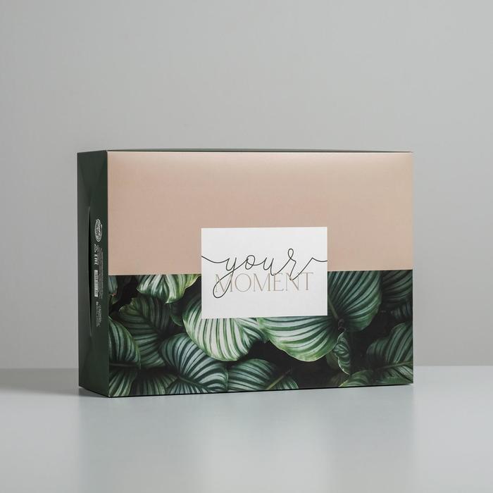 Коробка подарочная складная, упаковка, «Тропики», 22 х 30 х 10 см