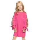 Платье для девочек, рост 98 см, цвет розовый - фото 109845794