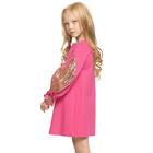 Платье для девочек, рост 98 см, цвет розовый - Фото 2