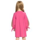 Платье для девочек, рост 98 см, цвет розовый - Фото 3
