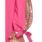 Платье для девочек, рост 98 см, цвет розовый - Фото 4