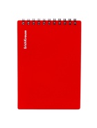 Блокнот на спирали А6, 60 листов в клетку, ErichKrause Classic, пластиковая обложка, фактура «песок», блок офсет 100% белизна, МИКС - Фото 5