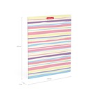 Тетрадь 48 листов в клетку Pastel Lines, обложка мелованный картон, блок офсет, МИКС (комплект 5 шт) - фото 21147733