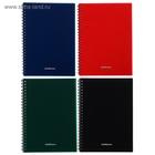 Тетрадь на спирали ErichKrause. Classic А5, 60 листов, в клетку, пластиковая обложка, блок офсет, МИКС - Фото 1