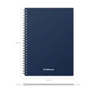 Тетрадь на спирали ErichKrause. Classic А5, 60 листов, в клетку, пластиковая обложка, блок офсет, МИКС 5433489