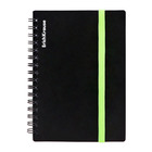 Тетрадь на спирали ErichKrause. Accent А6, 80 листов, в клетку, пластиковая обложка, на резинке, блок офсет, МИКС - Фото 7