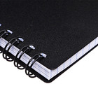 Тетрадь на спирали ErichKrause. Accent А6, 80 листов, в клетку, пластиковая обложка, на резинке, блок офсет, МИКС - Фото 8