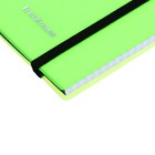 Тетрадь на спирали ErichKrause. Neon А6, 80 листов, в клетку, пластиковая обложка, на резинке, блок офсет, МИКС - Фото 6