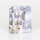 Пакет ламинированный "Свечи и подарки", 11,5 x 14,5 x 6 см - Фото 3