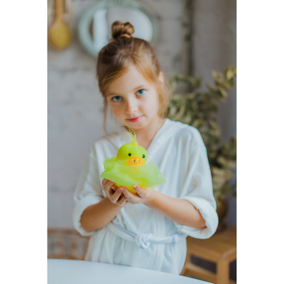 Мочалка для тела детская Доляна «Утёнок»