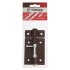 Задвижка дверная ТУНДРА ЗД-07, покрытие полимер, цвет медь, 1 шт. - фото 42853996