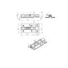 Задвижка дверная ТУНДРА ЗД-07, покрытие полимер, цвет медь, 1 шт. - фото 42853998