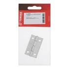 Петля карточная ТУНДРА, 50х30 мм, покрытие цинк , 1 шт - фото 27557605