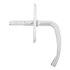 Ручка-завертка врезная ТУНДРА Р1, покрытие цинк, 1 шт. 5299433