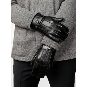 Перчатки мужские п/ш LB-6004 цвет черный, размер 8