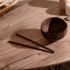 Тарелка с палочками из кокоса «Трапеза», 15×15×10 см  (артикул 5013635)  большой выбор товаров оптом и в розницу по низким ценам с доставкой