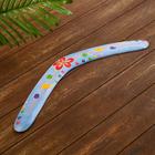 Сувенир из дерева "Бумеранг" голубой 50х12х1 см - Фото 1