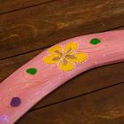 Сувенир из дерева "Бумеранг" розовый 50х12х1 см - Фото 2