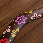 Сувенир из дерева "Бумеранг" коричневый 50х12х1 см - Фото 2