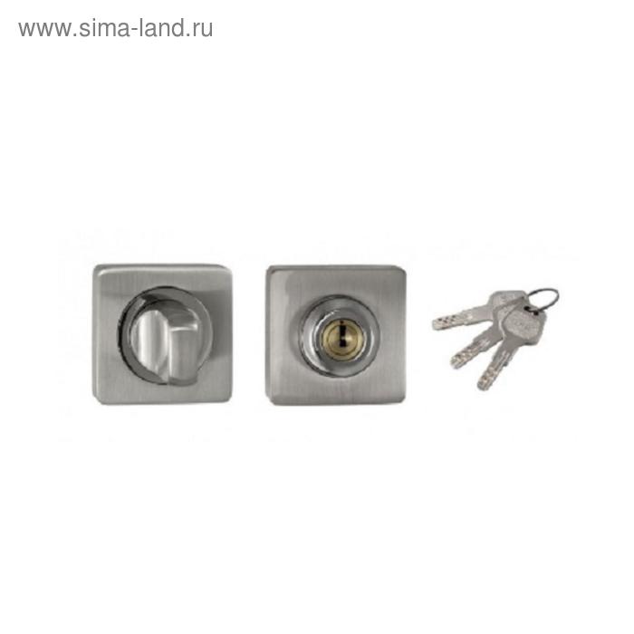 Сантехническая завертка RENZ BK-K 02 SN/NP с ключом, цвет никель - Фото 1