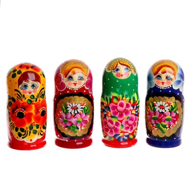 Матрёшка 5 в 1, расписная, МИКС