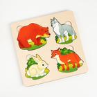 Рамка - вкладыш «Больше - меньше. Дикие животные» - Фото 1