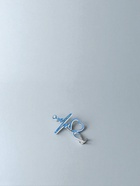 Брошь« Стетоскоп» кардиограмма, цвет синий в серебре - Фото 5