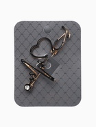 Брошь «Стетоскоп» кардиограмма, цвет чёрный в золоте - Фото 4