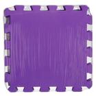 Мягкий пол универсальный 33х33 см, цвет фиолетовый - Фото 2