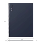 Тетрадь на спирали ErichKrause. Classic А4, 60 листов, в клетку, пластиковая обложка, блок офсет, МИКС - Фото 9