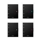 Тетрадь на кольцах ErichKrause. Accent А5, 80 листов, в клетку, пластиковая обложка, на кнопке, блок офсет, 100% белизна, МИКС - Фото 2