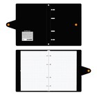 Тетрадь на кольцах ErichKrause. Accent А5, 80 листов, в клетку, пластиковая обложка, на кнопке, блок офсет, 100% белизна, МИКС - Фото 8