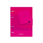 Тетрадь на кольцах ErichKrause. Neon А5, 80 листов, в клетку, пластиковая обложка, на кнопке, блок офсет, 100% белизна, МИКС - Фото 6