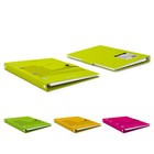 Тетрадь на кольцах ErichKrause. Neon А5, 80 листов, в клетку, пластиковая обложка, на кнопке, блок офсет, 100% белизна, МИКС - Фото 10