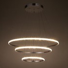 Люстра BayerLux 59914/3 LED 94Вт 4000К серебро 71х71х2-82 см 4908745 - фото 1554636