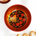 Салатник деревянный хохлома «Средний», 14×7.5 см - Фото 3