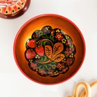 Салатник деревянный хохлома «Средний», 14×7.5 см - Фото 7