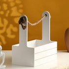 Подарочный ящик «Аром», деревянный, ручка - канат, белый, набор 3 шт. - Фото 5