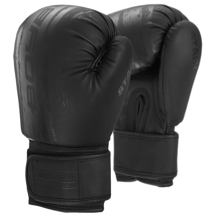 Перчатки боксёрские BoyBo Stain, 12 унций, цвет чёрный