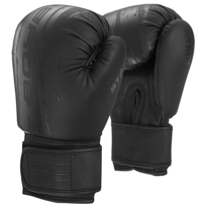 Перчатки боксёрские BoyBo Stain, 10 унций, цвет чёрный