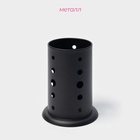 Сушилка для столовых приборов Доляна «Лофт», 16.5×10×12.5 см, чёрная - Фото 2