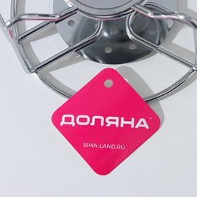 Подставка для чайника со свечкой Доляна «Романтика», 15,5×15,5×10 см