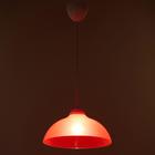 Люстра BayerLux «2211/1», 1×15 Вт Е27, красный, d=29 см, h=60 см - Фото 3