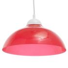 Люстра BayerLux «2211/1», 1×15 Вт Е27, красный, d=29 см, h=60 см - Фото 4