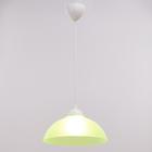 Люстра BayerLux «2211/1», 1×15 Вт Е27, салатовый, d=29 см, h=60 см - Фото 1