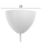 Люстра BayerLux «2211/1», 1×15 Вт Е27, салатовый, d=29 см, h=60 см - Фото 5