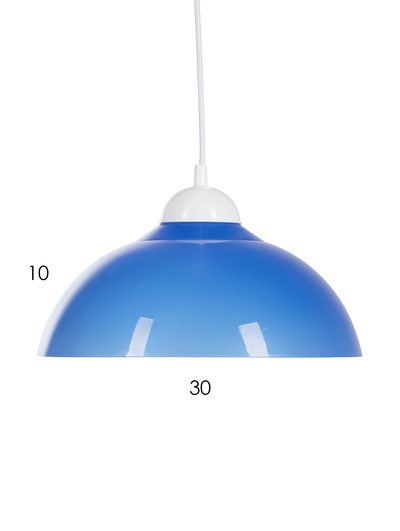 Люстра BayerLux 2211/1, Е27, 1×15 Вт, d=29 см, h=60 см, синий