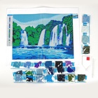 Алмазная мозаика с полным заполнением на холсте «Водопад», 22×32 см - Фото 3