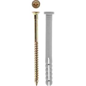 

Дюбель-гвоздь "ЗУБР Мастер", полипропиленовый, цилиндрическая манжета, 8х120 мм, 50 шт